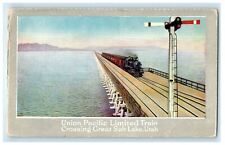 c1910s Union Pacific Limited Train Lucin Cut-Off Utah UT Posted Postcard picture