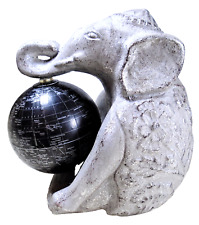 Elephant with Globe Home Decor Made In India 8.5