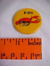 Vintage 1980s B-52s Rock Lobster Pin Pinback 1.25