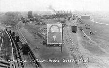 Railroad Train Yards & Round House Sterling Colorado CO Reprint Postcard picture