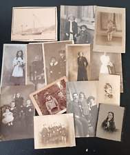 Job Lot Vintage Photographs & RPPC Postcards Social History People Children picture