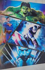 3d holographic Lenticular Marvel Vs. DC posters Crossover 🔥 🔥 🔥  picture