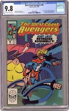 Avengers West Coast #46 CGC 9.8 1989 3889536007 1st app. Great Lakes Avengers picture