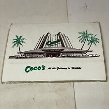 Vintage Original MENU CoCo's Gateway to Waikiki Coffee House 24R HTF RARE Find picture