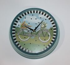 Mackenzie Childs Bike Ride Wall Clock Wall Clock New In Box picture