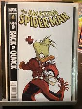 AMAZING SPIDER-MAN BACK IN QUACK ONE-SHOT MARVEL 2010 SKOTTIE YOUNG COVER * picture