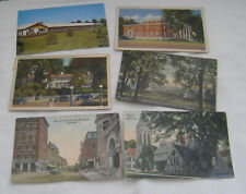 6 1907-60’s AUGUSTA ME PHOTO POSTCARDS “INSANE HOSPITAL GROUNDS” 1907-15; “Episc picture