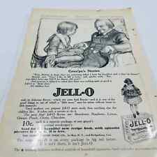 Antique 1913 Jello Ad Gran’Pa’s Stories Good Housekeeping 7 x 10 C7 picture