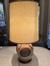Vintage Mid Mod Howard Kron Lamp With Shade, Works picture