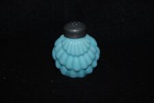 GREAT VICTORIAN CONSOLIDATED BLUE SHELL SALT SHAKER 1890S picture