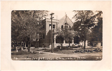 Congregational Church Under Construction Great Bend Kansas 1910 RPPC Postcard picture