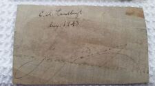 CHARLES A. LINDBERGH and IGOR SIKORSKY HAND SIGNED AUGUST 1943  picture