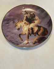 The Franklin Mint Western Heritage Museum Plate Spirit Of The North Wind picture