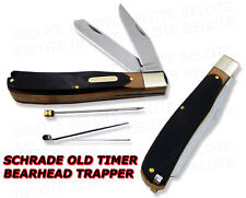 Schrade Old Timer DELRIN Bearhead Trapper 3-Blade 96OT picture