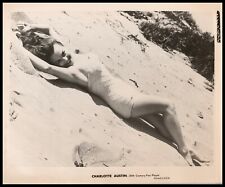 Hollywood Beauty CHARLOTTE AUSTIN CHEESECAKE SWIMSUIT 1950s ORIG Photo 558       picture