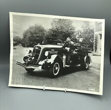 Vintage Studebaker Fire Engine 1936 Black & White Photograph #S-2933 picture