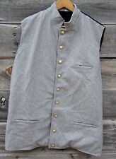 Civil War Confederate Gray Wool Vest 52 picture