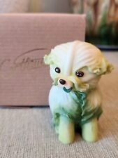 2004 Enesco Home Grown Cabbage Head Dog Resin Sculpture picture