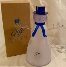 2001 Avon Gift Collection Brilliant Snowman Lamp w/Arms NOS picture