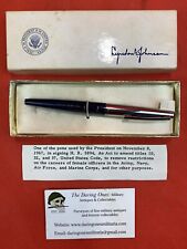 Original Presidential Used Pen Lyndon Johnson 1967 Bill Signing Vietnam War picture