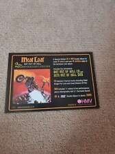 TNEWM89 ADVERT 5X8 MEAT LOAF : 'BAT OUT OF HELL' - 25TH ANNIVERSARY EDITION picture