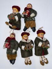 Hand Painted Resin CHRISTMAS CAROLER Ornament by Midwest Importers - 5.5