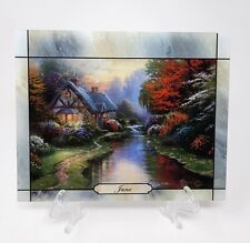 2006 Thomas Kinkade Seasons of Light Stained Glass Calendar Collection JUNE picture