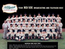 1959 Narragansett Beer Red Sox Team Pic NEW Metal Sign: LARGE SIZE 12 X 16 picture