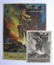 AUTHENTIC 1942 WW2 MILITARY POLICE WAR DEPT USA POSTER by JES SCHLAIKJER 19X24 picture