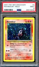 PSA 9 Houndour Unlimited Neo Discovery 5/75 Pokemon Card MINT Holo picture
