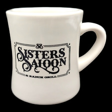 Sisters Saloon & Ranch Grill Diner Coffee Mug - 10oz Heavy Sisters Coffee Oregon picture
