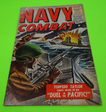 Navy Combat #3 FN+ 6.5 Atlas Golden Age War Comic 1955 Torpedo Taylor picture