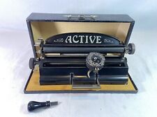 Rare 1913 Active Typewriter Typewriter With Box picture