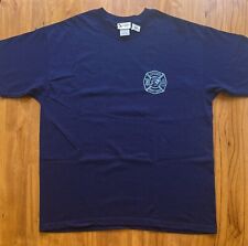 Disney World Mickey's Fire Department T-Shirt Deadstock Navy XL Mickey Mouse picture