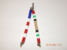 IRAQ IRAQI CAMPAIGN MEDAL OIF BEADED KEY CHAIN AMERICAN FLAG MILITARY PARACORD picture