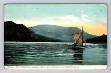 Cornwall on Hudson NY-New York, Crows Nest Mt, Hudson River, Vintage Postcard picture