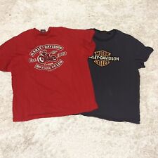 Lot Of Two Harley-Davidson T-shirts 2XL Red Black Hollywood  picture