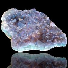 Rare 7.11 lb Galaxy Fluorite Crystal Cluster picture