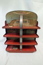 Vtg 1930s Kelloggs Cereal Store Display Rack Shelf Red Advertising Counter Wall picture