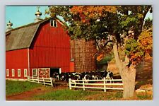 Middleburgh NY-New York, General Greetings, Milking Time Vintage Postcard picture
