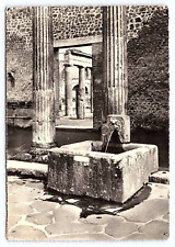 Vintage Postcard Italy - Pompei - Detail of the Triangular Forum c1957 picture