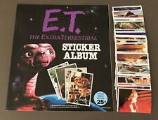 1982 Topps E.T. empty album + complete stickers set picture