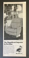 Berkline Corp. Magnificent Impostor Chair Morristown TN 1971 Vintage Print Ad picture