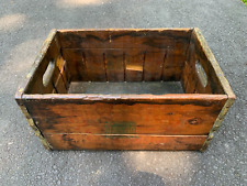 Antique Vintage Walkers Wooden Crate Melrose, MASS picture