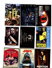CULT HORROR FILMS   CUSTOM TRADING CARD 18 CARDS SERIES SET picture
