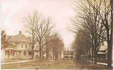Union City RPPC Hammond Street & Houses 1915 MI  picture