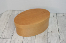 Vintage Hand Crafted 4 Finger Hardwood Maple Shaker Style Box picture