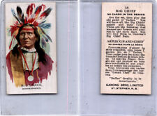 V118 Ganong Bros., Big Chiefs, Indians, 1939, #18 Big Snake, Winnebagoes picture