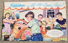 1960's Montgomery Wards Signature... it's Ice Cream time Recipes and Cool Art picture