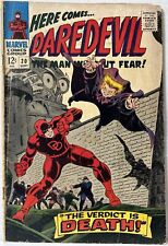Daredevil #20 Owl Appearance Stan Lee Gene Colan Marvel 1966 GD+ picture